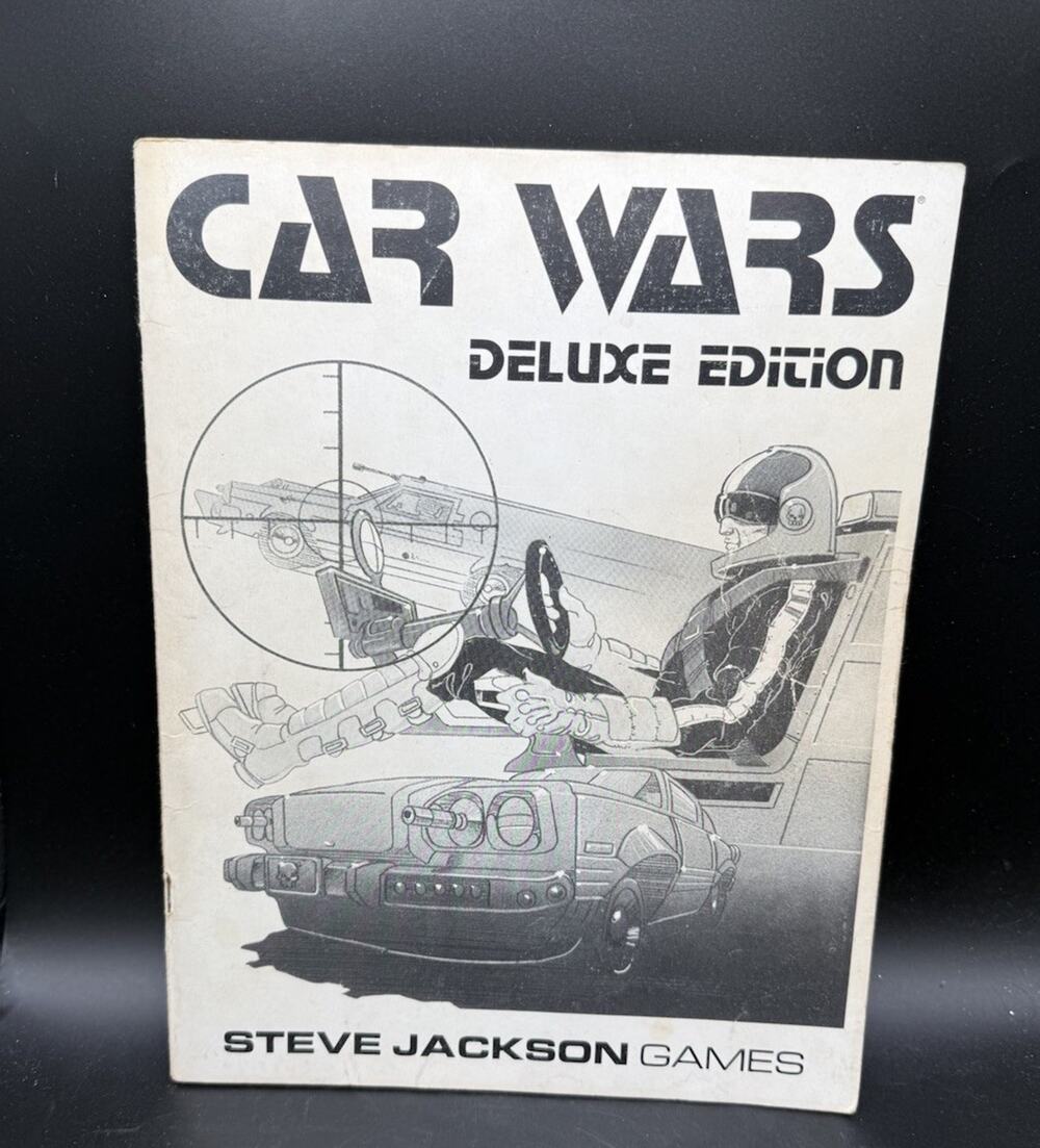 CAR WARS Deluxe Edition RPG - Steve Jackson Games 1980s Excellent!